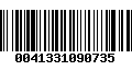 Código de Barras 0041331090735