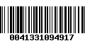 Código de Barras 0041331094917