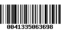 Código de Barras 0041335063698