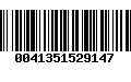 Código de Barras 0041351529147