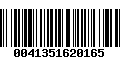 Código de Barras 0041351620165