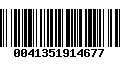 Código de Barras 0041351914677