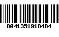 Código de Barras 0041351918484