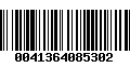 Código de Barras 0041364085302