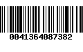 Código de Barras 0041364087382