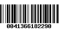 Código de Barras 0041366182290