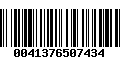 Código de Barras 0041376507434