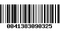 Código de Barras 0041383090325