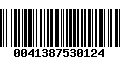 Código de Barras 0041387530124