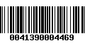 Código de Barras 0041390004469