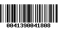 Código de Barras 0041390041808