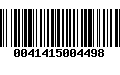 Código de Barras 0041415004498