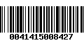 Código de Barras 0041415008427