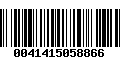 Código de Barras 0041415058866