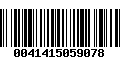 Código de Barras 0041415059078