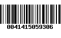 Código de Barras 0041415059306