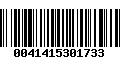 Código de Barras 0041415301733