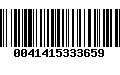 Código de Barras 0041415333659