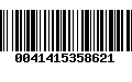 Código de Barras 0041415358621