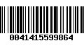 Código de Barras 0041415599864