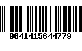 Código de Barras 0041415644779