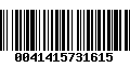 Código de Barras 0041415731615