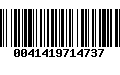 Código de Barras 0041419714737