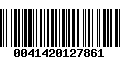 Código de Barras 0041420127861