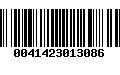 Código de Barras 0041423013086