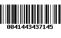 Código de Barras 0041443437145