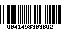 Código de Barras 0041458303602