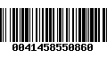 Código de Barras 0041458550860