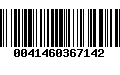 Código de Barras 0041460367142