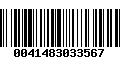 Código de Barras 0041483033567