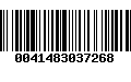 Código de Barras 0041483037268