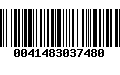 Código de Barras 0041483037480