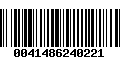 Código de Barras 0041486240221