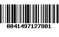 Código de Barras 0041497127801