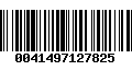 Código de Barras 0041497127825