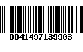 Código de Barras 0041497139903