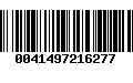 Código de Barras 0041497216277