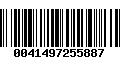 Código de Barras 0041497255887