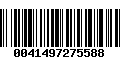 Código de Barras 0041497275588