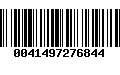 Código de Barras 0041497276844