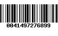 Código de Barras 0041497276899