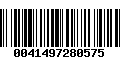 Código de Barras 0041497280575