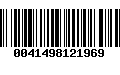 Código de Barras 0041498121969