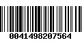 Código de Barras 0041498207564