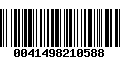 Código de Barras 0041498210588