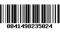 Código de Barras 0041498235024